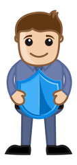 Shield - Cartoon Vector