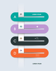 Infographic step by step template