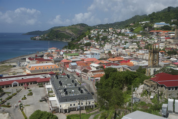 Naklejka na ściany i meble St Georges Grenada Carribean 27