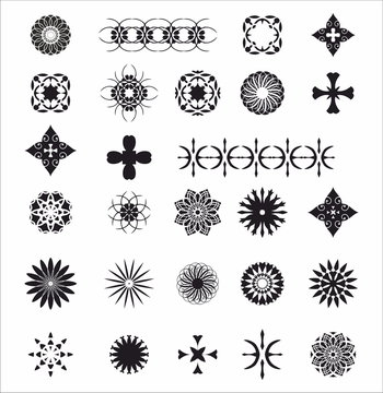 decorative element pattern mandala