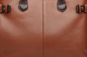 Natural leather female purse
