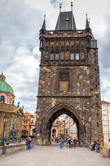 Fototapeta premium Historic Charles Bridge in Prague, Czech Republic