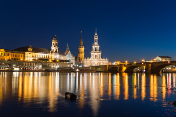 Fototapeta premium Dresden at the Elbe, Germany