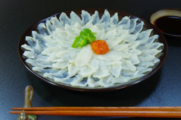 ふぐ刺し