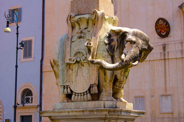 Elephant and Obelisk sculpture Rome