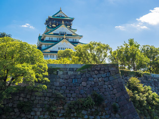 Osaka castle ,Japan
