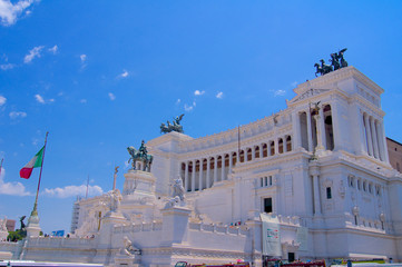 A National monument Vittorio Emanuele 2 in Rome