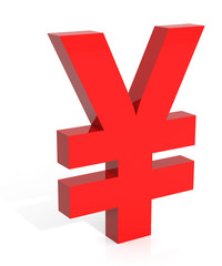 Obraz premium Yen Currency Symbol