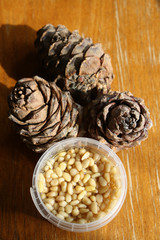 pine cones
