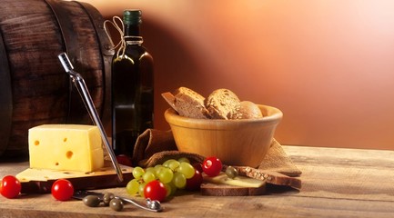 Variety of different vegetables,with cheese