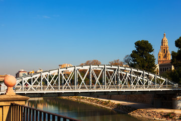 Bridge over Segura river called Nuevo Puente in Murcia