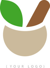 Simbolo cucina naturale erboristeria