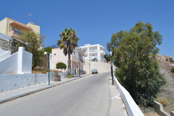 Street in modern part of Kefalos