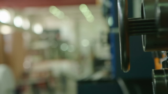 The equipment for printing in a modern printery