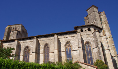 Naklejka premium Collégiale de la Romieu