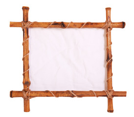 frame made of bamboo
