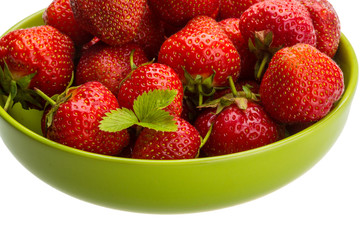 Strawberry in the bowl