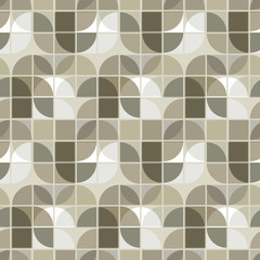 Vector neutral illusory geometric background, ornament abstract