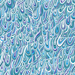 Blue lines seamless pattern.