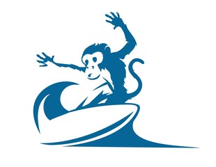 monkey surf