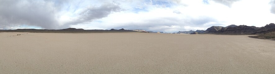 The Ibex Hardpan Under Clouds
