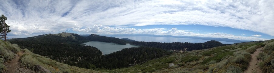 Lake Tahoe Panormaic From Tahoe Rim Trail