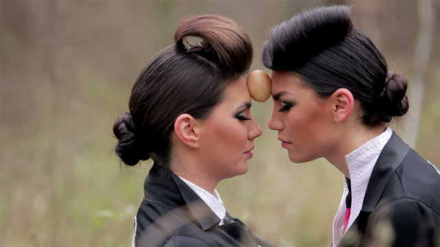 Dispute two women