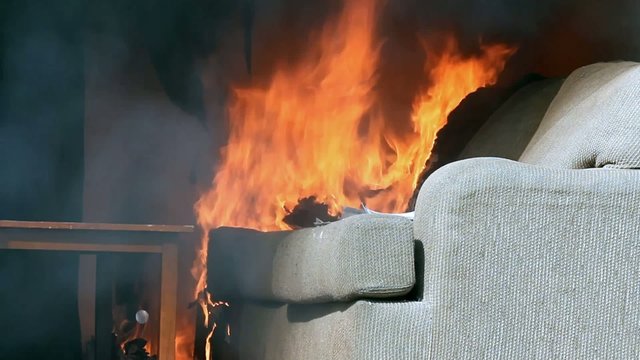 Couch On Fire