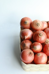 onions in the basket