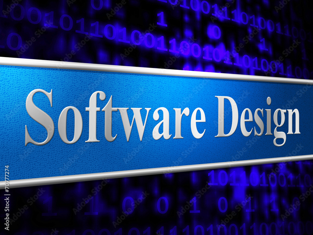 Poster design designs represents diagrams softwares and model