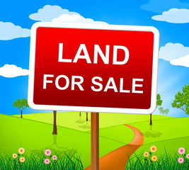 Land For Sale Means On Market And Purchase