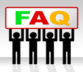 Frequently Asked Questions Shows Asking Info And Faq