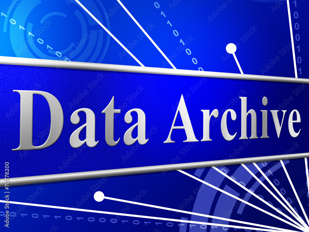 Poster data archive means file transfer and archives