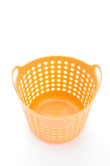 Empty plastic basket