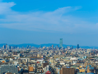 Obraz premium Osaka city view, Japan