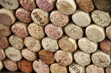 Assorted wine corks