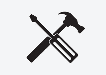 Tools and Hammer  icon