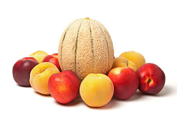 mixed fruit arranged