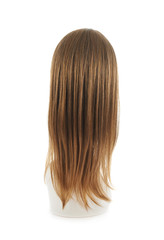 Naklejka premium Hair wig over the mannequin head