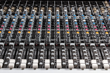 Sound board mixer