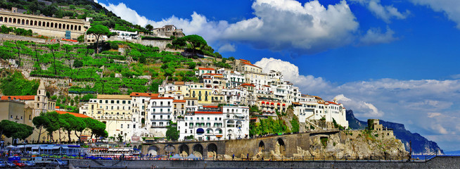 Obraz premium panorama of beautiful Amalfi, Italy