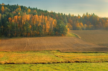 Krajobraz wiejski, Jesień