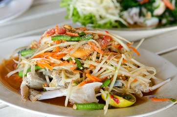 crab Som Tum