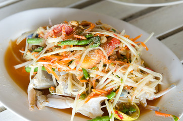 crab Som Tum