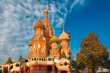 Fototapeta premium Собор Василия Блаженного на Красной площади в Москве