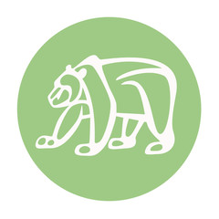 grizzly bear silhouette