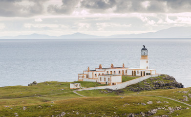 Fototapeta na wymiar Neist Point Lighthouse