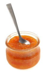 Pot de marmelade d'oranges