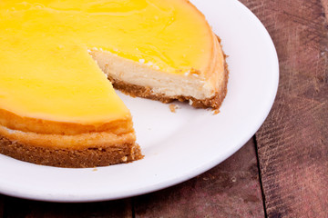 lemon cheesecake