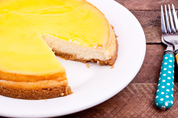 lemon cheesecake